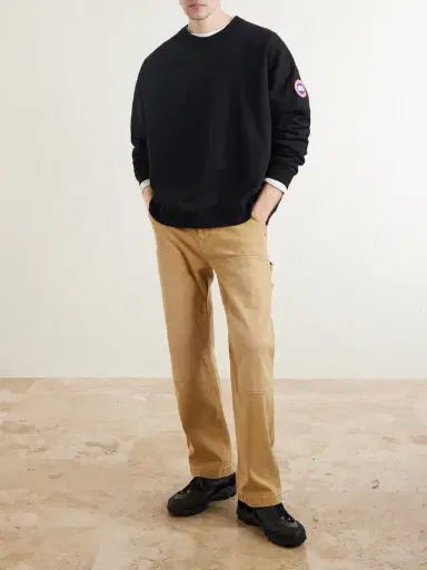 Canada Goose Rove Logo-Embroidered Cotton-Jersey Sweater - Men | Thumbnail 2 Canada Goose Rove Logo-Embroidered Cotton-Jersey Sweater - Men | Thumbnail 2