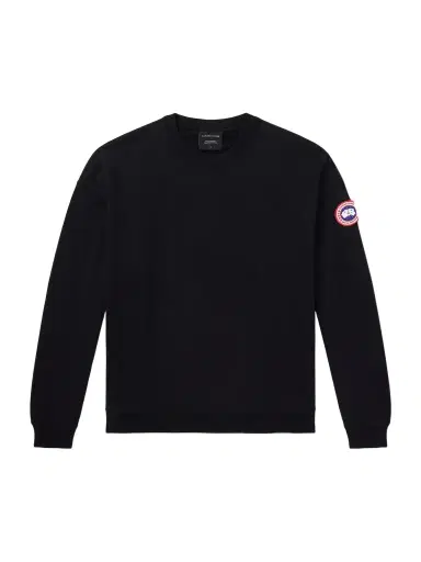 Canada Goose Rove Logo-Embroidered Cotton-Jersey Sweater - Men | Thumbnail 1 Canada Goose Rove Logo-Embroidered Cotton-Jersey Sweater - Men | Thumbnail 1