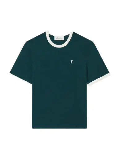 AMI PARIS Logo-Embroidered Cotton-Jersey T-Shirt - Men | Thumbnail 1 AMI PARIS Logo-Embroidered Cotton-Jersey T-Shirt - Men | Thumbnail 1