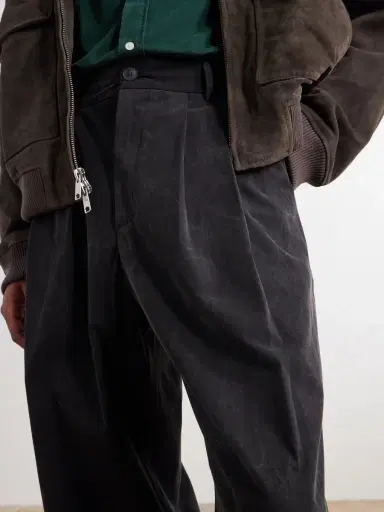 AGOLDE Slater Straight-Leg Cotton-Moleskin Trousers - Men | Thumbnail 5