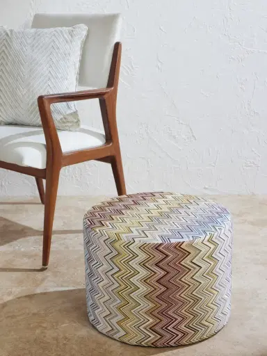 Missoni Home Jarris Striped Cotton Pouf - Men | Thumbnail 2