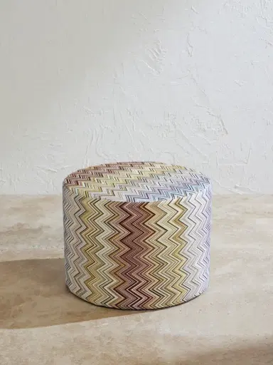 Missoni Home Jarris Striped Cotton Pouf - Men | Thumbnail 1