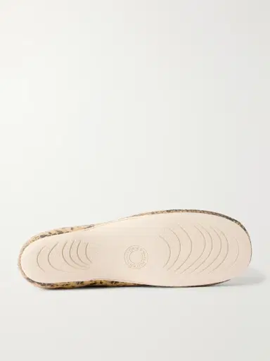 Dries Van Noten Snake-Effect Leather Sneakers - Men | Thumbnail 3