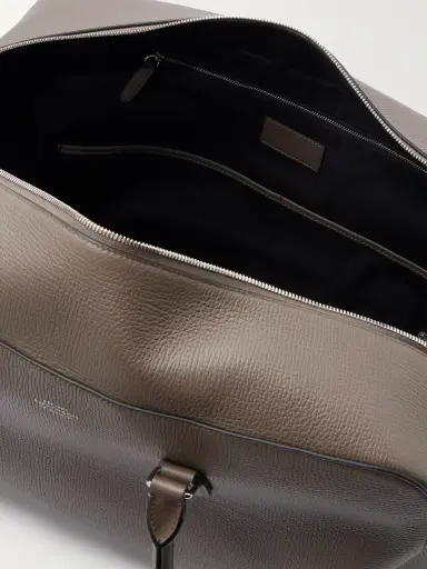 Smythson Ludlow Full-Grain Leather Weekend Bag - Men | Thumbnail 5 Smythson Ludlow Full-Grain Leather Weekend Bag - Men | Thumbnail 5