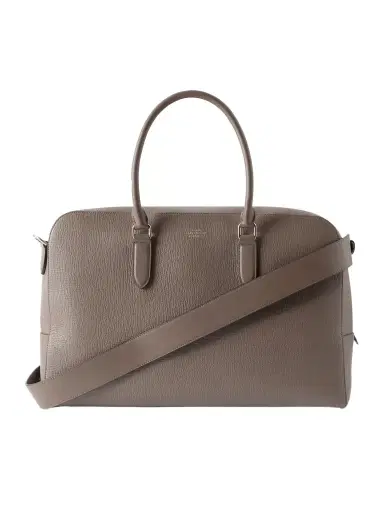Smythson Ludlow Full-Grain Leather Weekend Bag - Men | Thumbnail 1 Smythson Ludlow Full-Grain Leather Weekend Bag - Men | Thumbnail 1