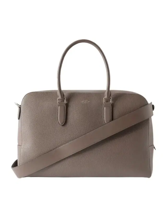 Smythson Ludlow Full-Grain Leather Weekend Bag - Men