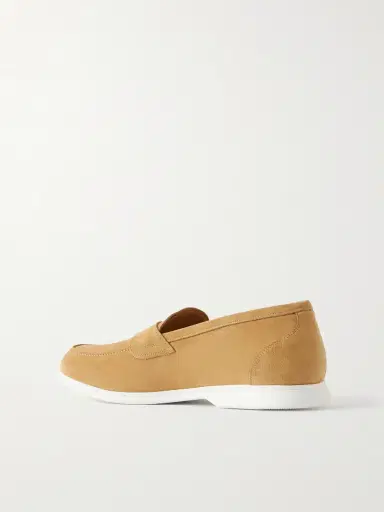 Kiton Suede Penny Loafers - Men | Thumbnail 4