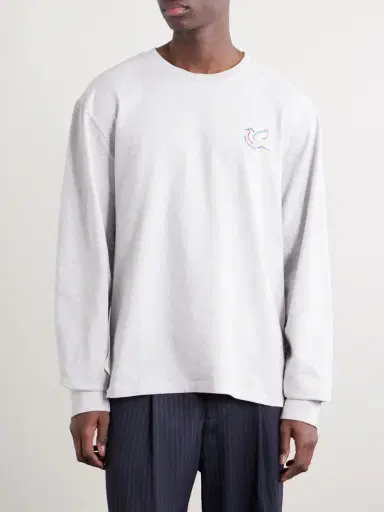 Aimé Leon Dore Dove Logo-Print Cotton-Jersey Sweater - Men | Thumbnail 3 Aimé Leon Dore Dove Logo-Print Cotton-Jersey Sweater - Men | Thumbnail 3
