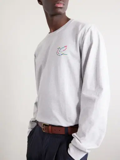 Aimé Leon Dore Dove Logo-Print Cotton-Jersey Sweater - Men | Thumbnail 5 Aimé Leon Dore Dove Logo-Print Cotton-Jersey Sweater - Men | Thumbnail 5
