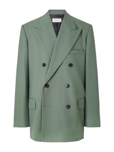 Dries Van Noten Bosier Double-Breasted Wool-Gabardine Blazer - Men | Thumbnail 1