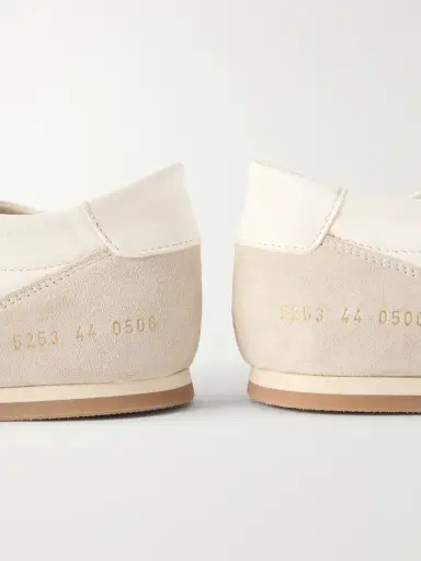 Common Projects Minimal Runner Suede-Trimmed Leather Sneakers - Men | Thumbnail 5 Common Projects Minimal Runner Suede-Trimmed Leather Sneakers - Men | Thumbnail 5