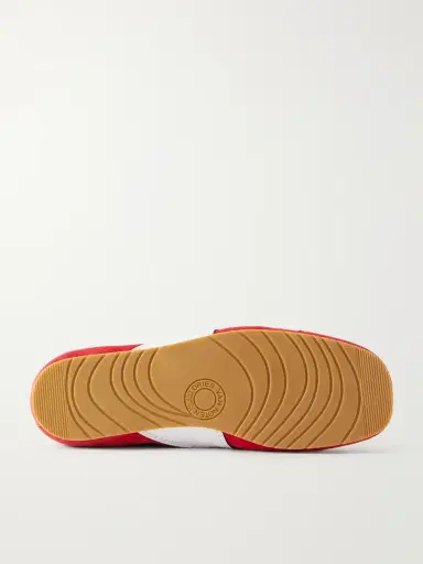 Dries Van Noten Leather-Trimmed Suede Sneakers - Men | Thumbnail 3
