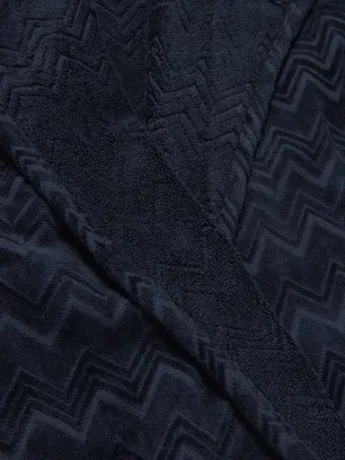 Missoni Home Chalk Striped Cotton-Terry Jacquard Hooded Robe - Men | Thumbnail 4