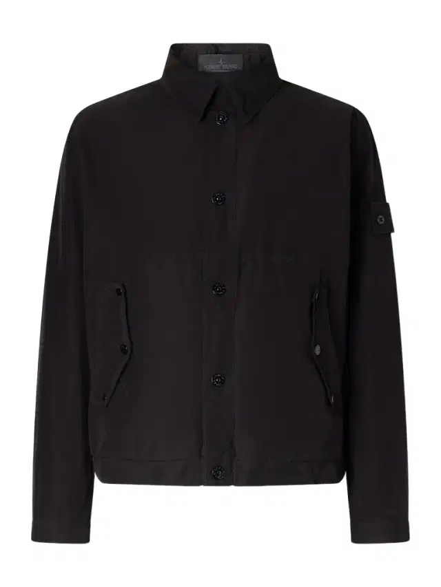 STONE ISLAND GHOST David Garment-Dyed Canvas Jacket - Men STONE ISLAND GHOST David Garment-Dyed Canvas Jacket - Men