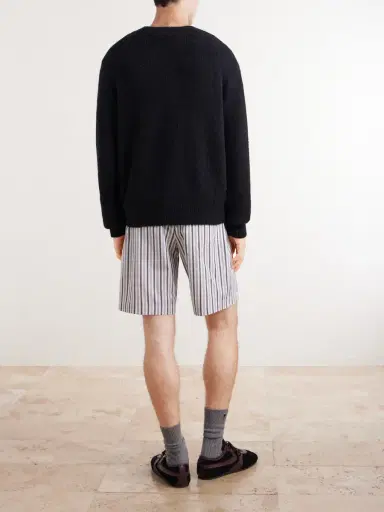Dries Van Noten Brushed Alpaca and Wool-Blend Sweater - Men | Thumbnail 4