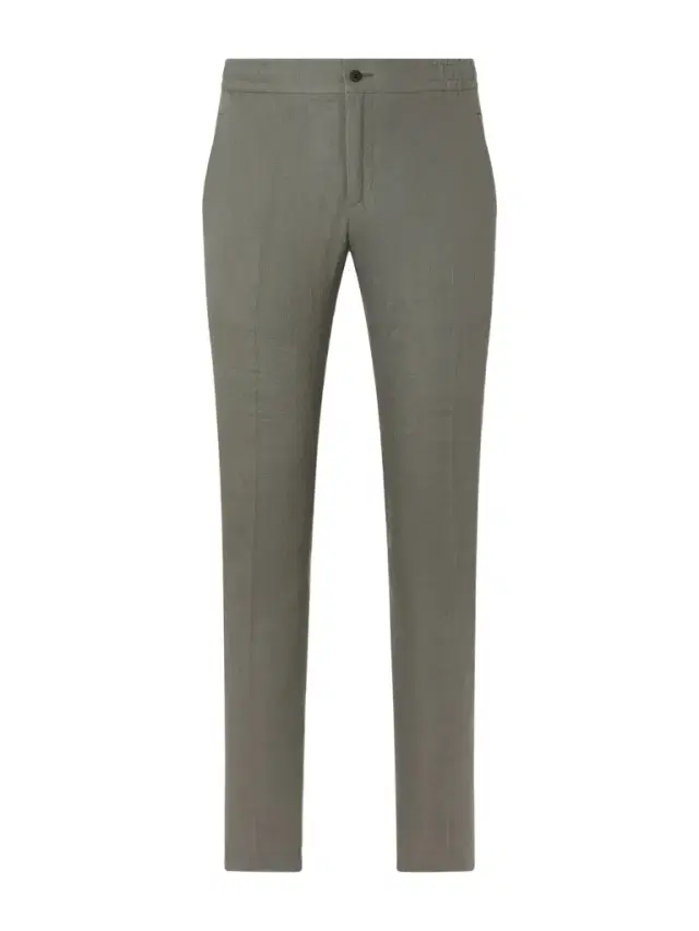 Kiton Tapered Linen Trousers - Men