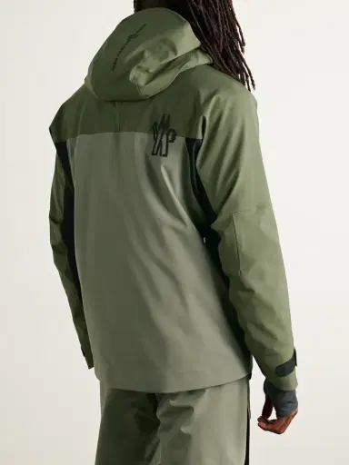 Moncler Grenoble Vallatscha Colour-Block Logo-Appliquéd Padded Hooded Down Ski Jacket - Men | Thumbnail 3 Moncler Grenoble Vallatscha Colour-Block Logo-Appliquéd Padded Hooded Down Ski Jacket - Men | Thumbnail 3