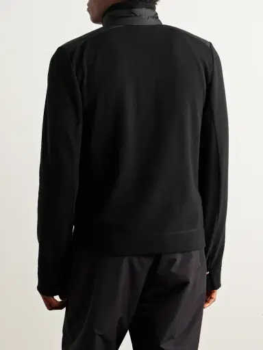 Moncler Grenoble Logo-Appliquéd Shell-Trimmed Fleece Jacket - Men | Thumbnail 4 Moncler Grenoble Logo-Appliquéd Shell-Trimmed Fleece Jacket - Men | Thumbnail 4