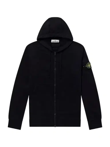 Stone Island Logo-Appliquéd Cotton-Jersey Zip-Up Hoodie - Men | Thumbnail 1 Stone Island Logo-Appliquéd Cotton-Jersey Zip-Up Hoodie - Men | Thumbnail 1