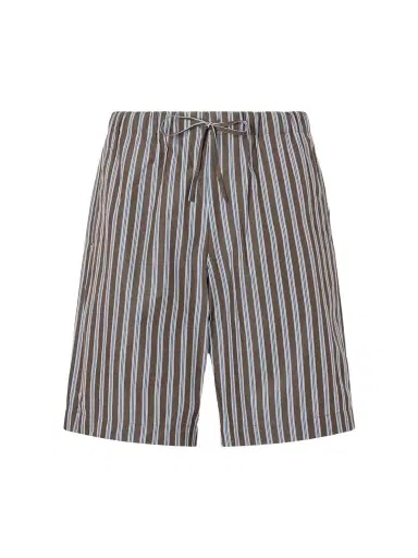 Dries Van Noten Piperi Straight-Leg Striped Cotton Shorts - Men | Thumbnail 1