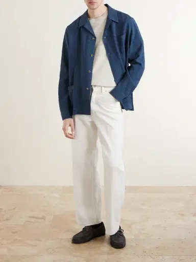De Bonne Facture Linen and Wool-Blend Jacket - Men | Thumbnail 2 De Bonne Facture Linen and Wool-Blend Jacket - Men | Thumbnail 2