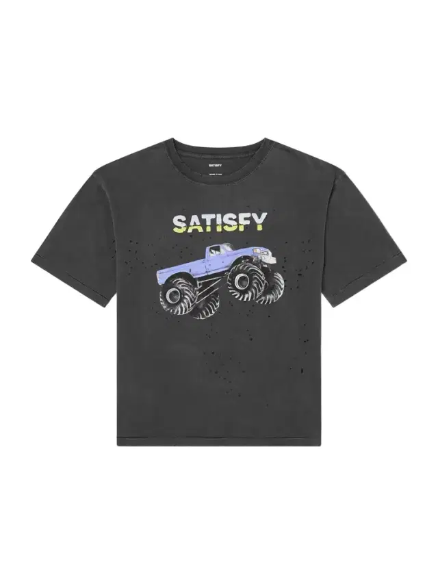 Satisfy Logo-Print Distressed MothTech™ Cotton-Jersey T-Shirt - Men