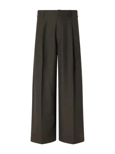 Lemaire Straight-Leg Pleated Woven Trousers - Men | Thumbnail 1 Lemaire Straight-Leg Pleated Woven Trousers - Men | Thumbnail 1