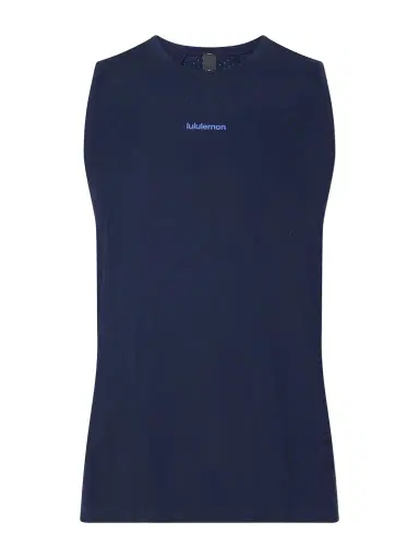 lululemon Logo-Print Mesh Running Top - Men | Thumbnail 1