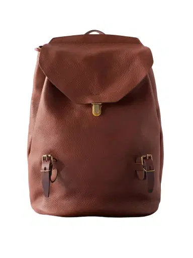 Bleu de Chauffe Zibeline Full-Grain Leather Backpack - Men | Thumbnail 1 Bleu de Chauffe Zibeline Full-Grain Leather Backpack - Men | Thumbnail 1