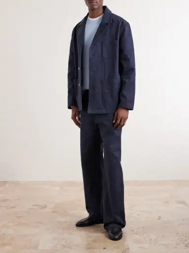 De Bonne Facture Traveler Cotton-Twill Suit Jacket - Men | Thumbnail 2 De Bonne Facture Traveler Cotton-Twill Suit Jacket - Men | Thumbnail 2
