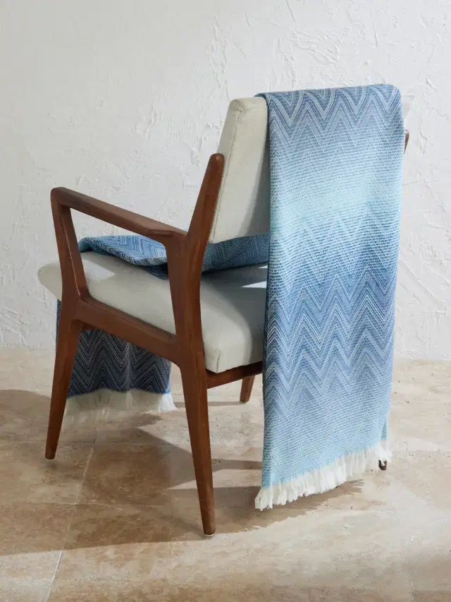 Missoni Home Timmy Fringed Striped Wool Throw - Men