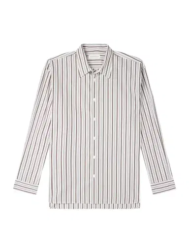 Dries Van Noten Croom Striped Cotton-Poplin Shirt - Men | Thumbnail 1