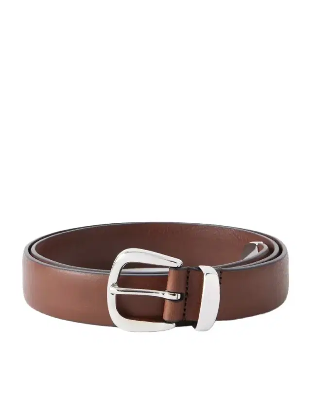 Anderson's 2cm Silver-Tone and Leather Belt - Men