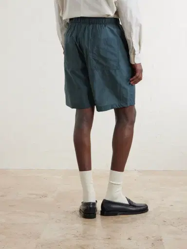 ATON Wide-Leg Belted Shell Shorts - Men | Thumbnail 4