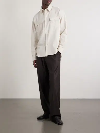 De Bonne Facture Artist Cotton and Hemp-Blend Shirt - Men | Thumbnail 2 De Bonne Facture Artist Cotton and Hemp-Blend Shirt - Men | Thumbnail 2