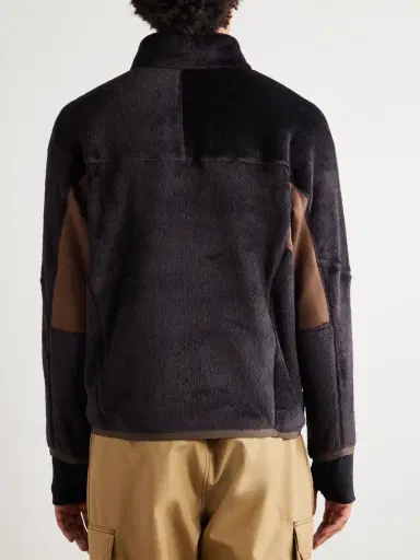 Moncler Grenoble Jersey-Trimmed Polartec® High Loft Half-Zip Sweatshirt - Men | Thumbnail 3