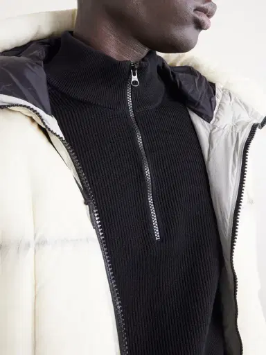 Stone Island Ribbed-Knit Organic Cotton Half-Zip Sweater - Men | Thumbnail 5 Stone Island Ribbed-Knit Organic Cotton Half-Zip Sweater - Men | Thumbnail 5
