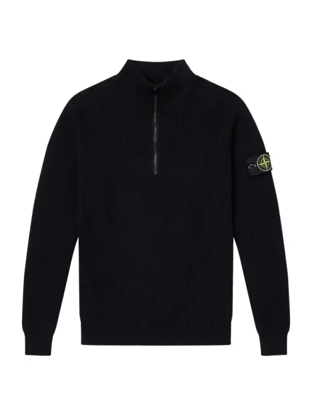 Ribbed-Knit Organic Cotton Half-Zip Sweater - Men Ribbed-Knit Organic Cotton Half-Zip Sweater - Men