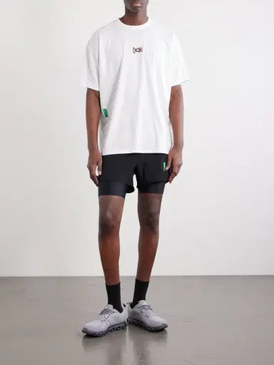 District Vision Logo-Print Perforated Recycled-Jersey T-Shirt - Men | Thumbnail 2 District Vision Logo-Print Perforated Recycled-Jersey T-Shirt - Men | Thumbnail 2