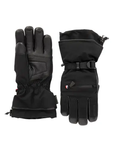 Moncler Grenoble Leather-Trimmed Shell Ski Gloves - Men | Thumbnail 1 Moncler Grenoble Leather-Trimmed Shell Ski Gloves - Men | Thumbnail 1