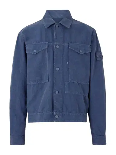 Stone Island STONE ISLAND GHOST Linen-Blend Trucker Jacket - Men | Thumbnail 1 Stone Island STONE ISLAND GHOST Linen-Blend Trucker Jacket - Men | Thumbnail 1