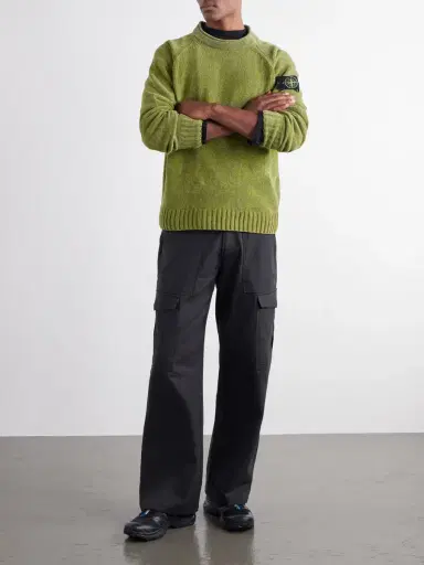 Stone Island Cotton-Mouliné Sweater - Men | Thumbnail 2 Stone Island Cotton-Mouliné Sweater - Men | Thumbnail 2
