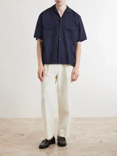 Kaptain Sunshine Tapered Cotton and Linen-Blend Trousers - Men | Thumbnail 2 Kaptain Sunshine Tapered Cotton and Linen-Blend Trousers - Men | Thumbnail 2