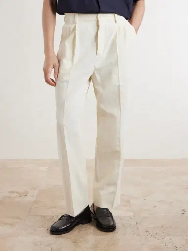 Kaptain Sunshine Tapered Cotton and Linen-Blend Trousers - Men | Thumbnail 3 Kaptain Sunshine Tapered Cotton and Linen-Blend Trousers - Men | Thumbnail 3