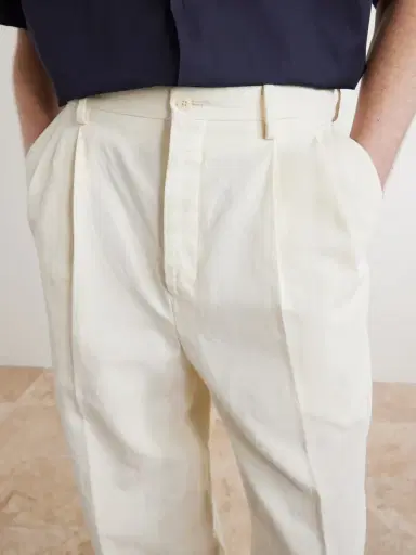 Kaptain Sunshine Tapered Cotton and Linen-Blend Trousers - Men | Thumbnail 5 Kaptain Sunshine Tapered Cotton and Linen-Blend Trousers - Men | Thumbnail 5