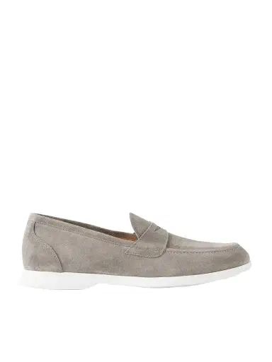 Kiton Suede Penny Loafers - Men | Thumbnail 1