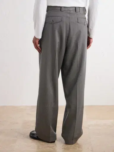 mfpen Patch Straight-Leg Wool-Twill Trousers - Men | Thumbnail 4