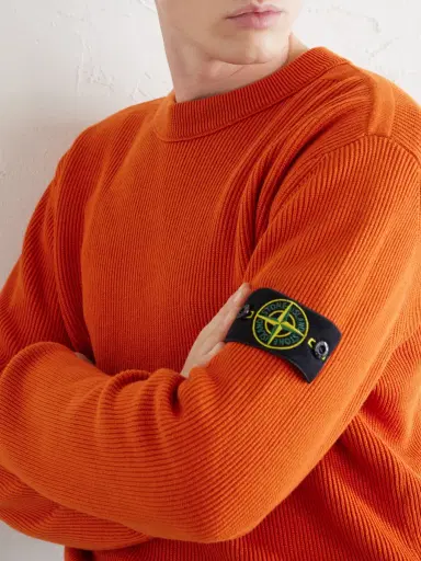 Stone Island Ribbed Cotton Sweater - Men | Thumbnail 5 Stone Island Ribbed Cotton Sweater - Men | Thumbnail 5