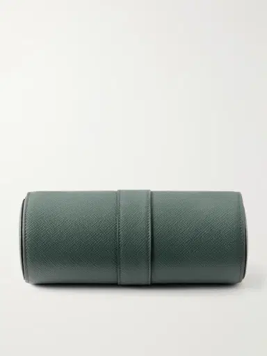 Smythson Full-Grain Leather Watch Roll - Men | Thumbnail 3