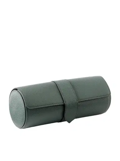 Smythson Full-Grain Leather Watch Roll - Men | Thumbnail 1